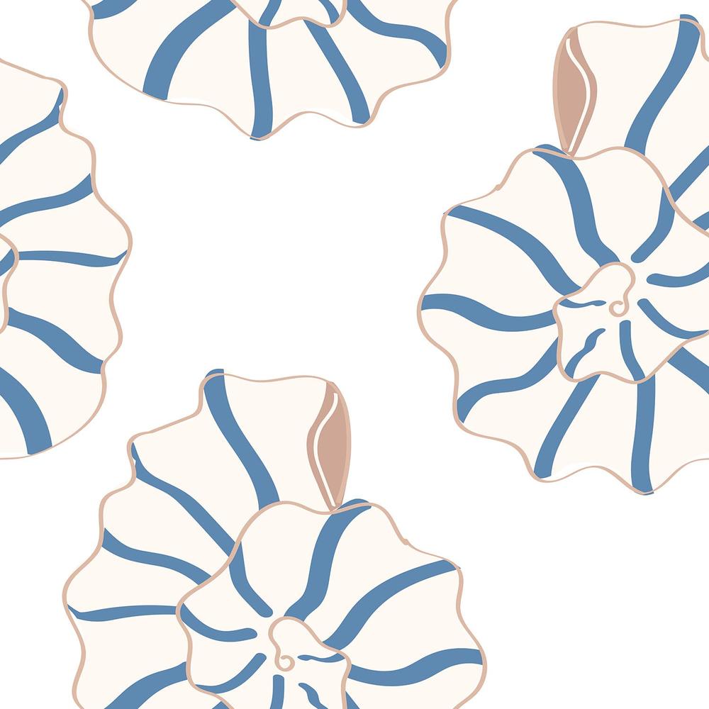 Hampton Seashells-wallpaper-eco-friendly-easy-removal-Gioia Wall Art-4