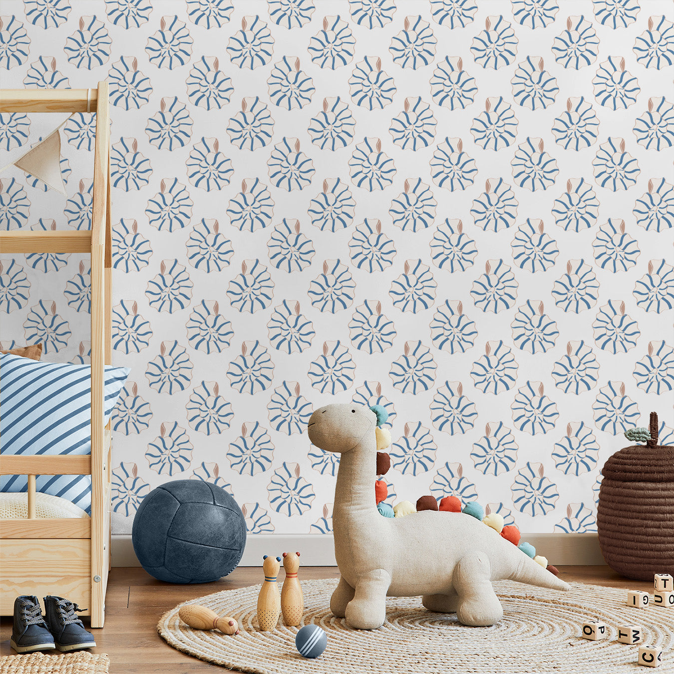 Hampton Seashells-wallpaper-eco-friendly-easy-removal-Gioia Wall Art-5