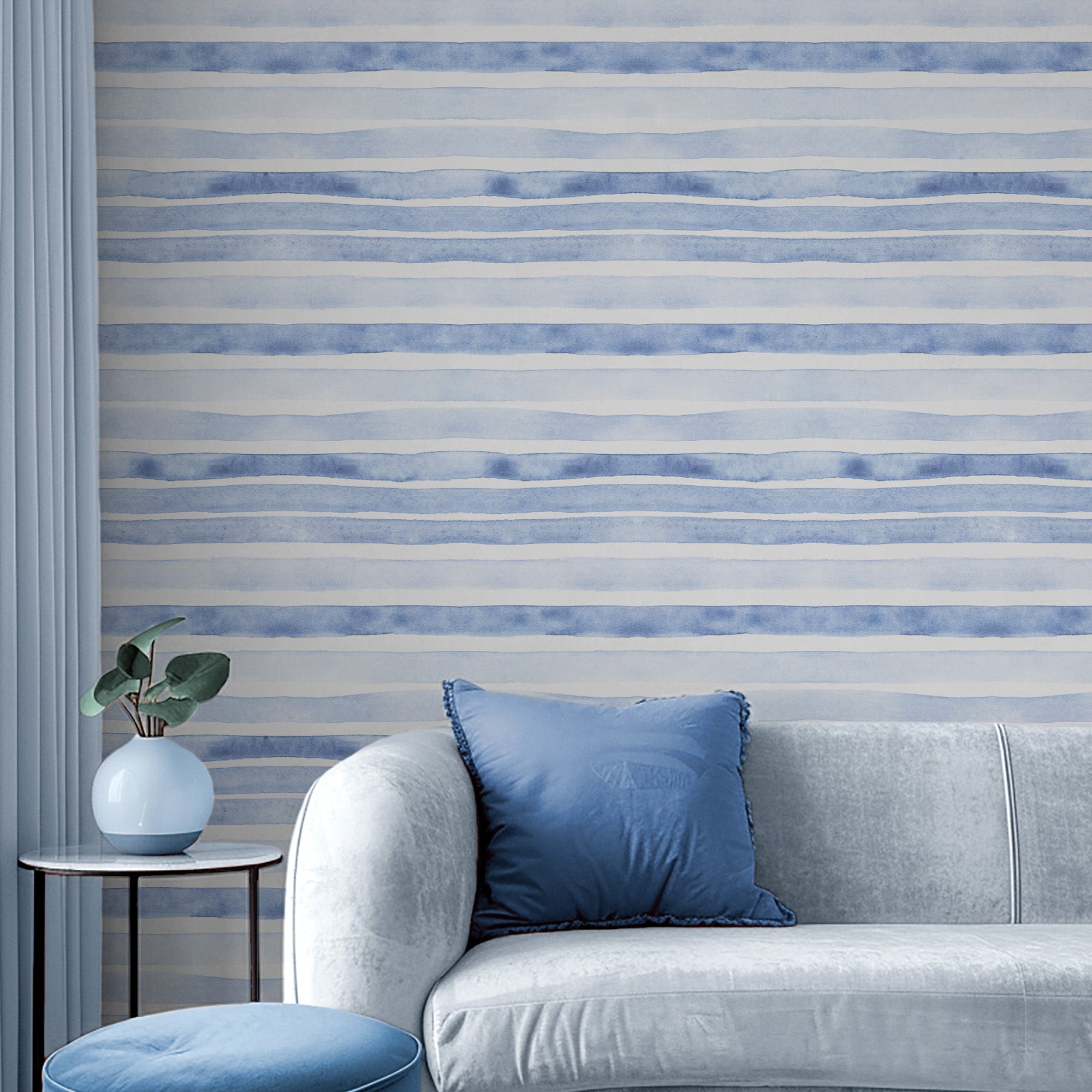 Hampton Stripes-wallpaper-eco-friendly-easy-removal-Gioia Wall Art-5