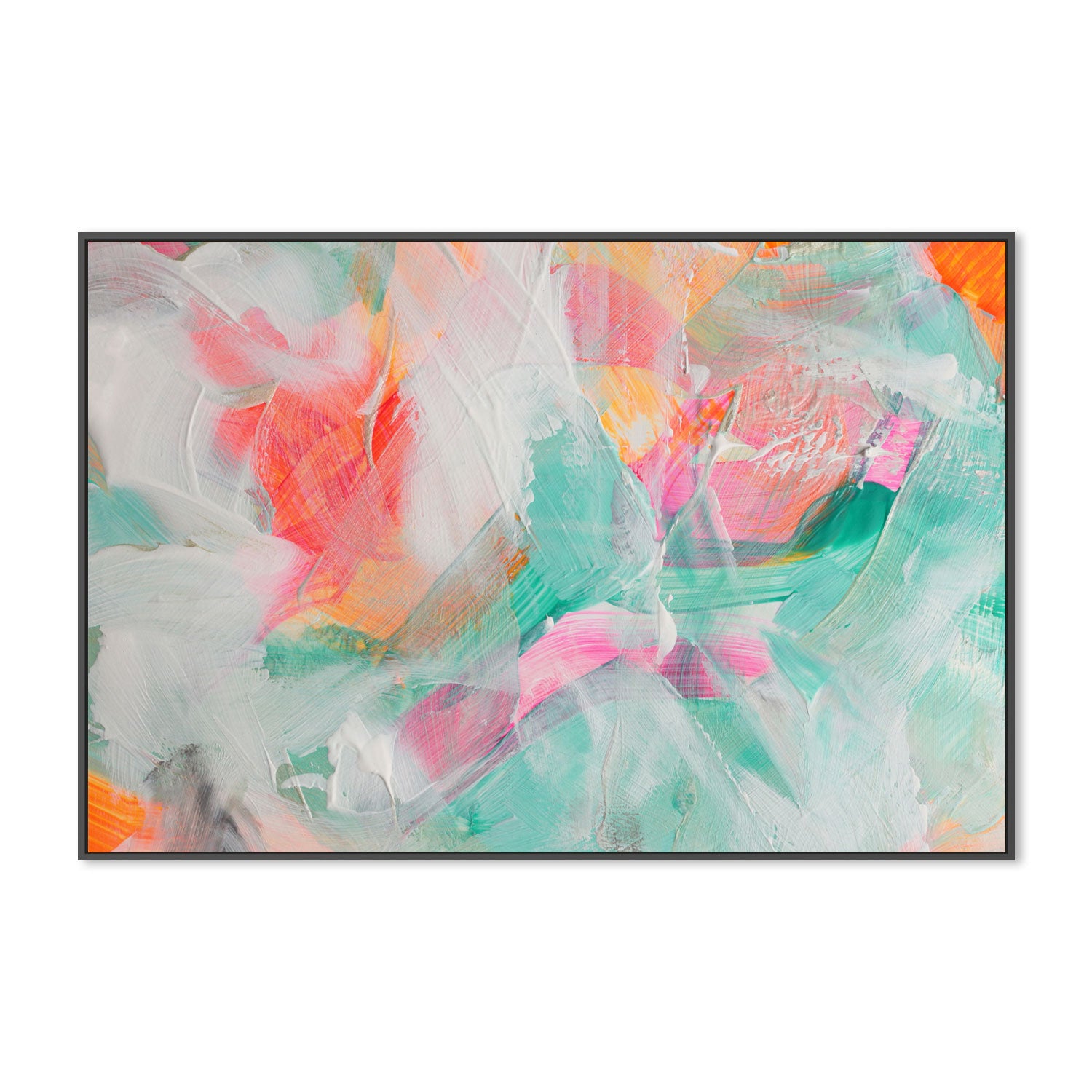 Fluoro Colours, Style B , Hand-Painted Canvas