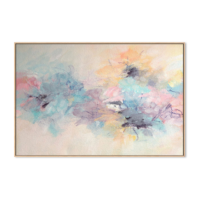 Pastel Confetti, Style B , Hand-Painted Canvas