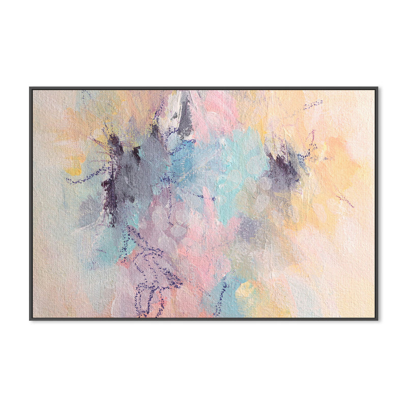 Pastel Confetti, Style C , Hand-Painted Canvas