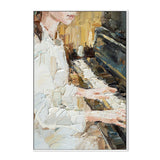 Pianoforte , Hand-Painted Canvas