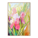 Flowers In The Tall Grass , Hand-Painted Canvas