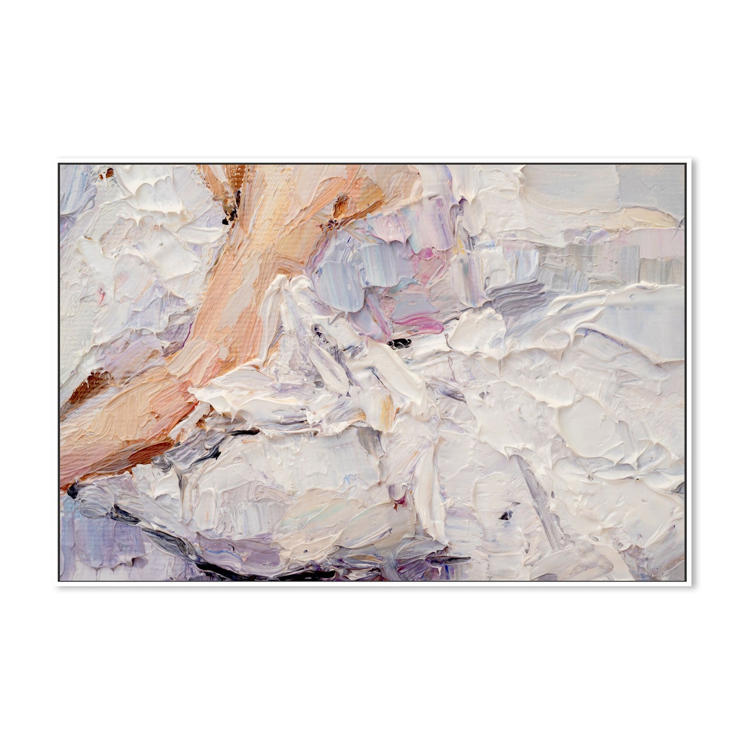 Lavender Moment , Hand-Painted Canvas