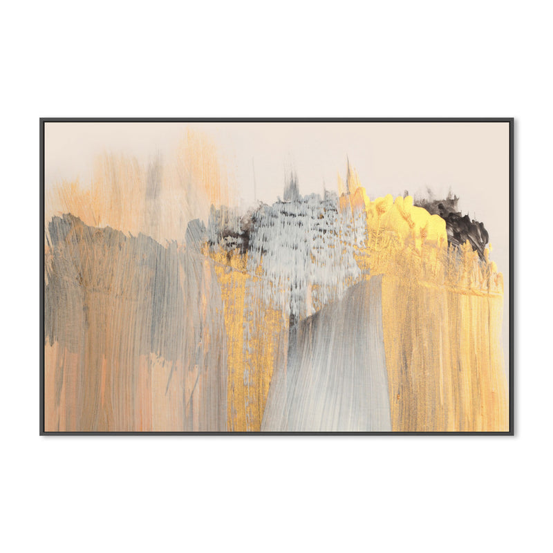 Gold Stream , Hand-Painted Canvas