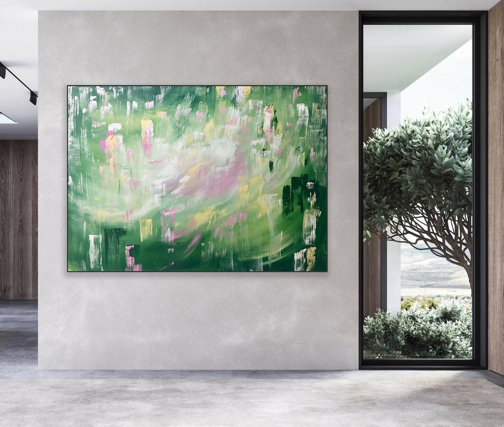 Happiness Grows Here-by-Alanah Jarvis-original art-Gioia