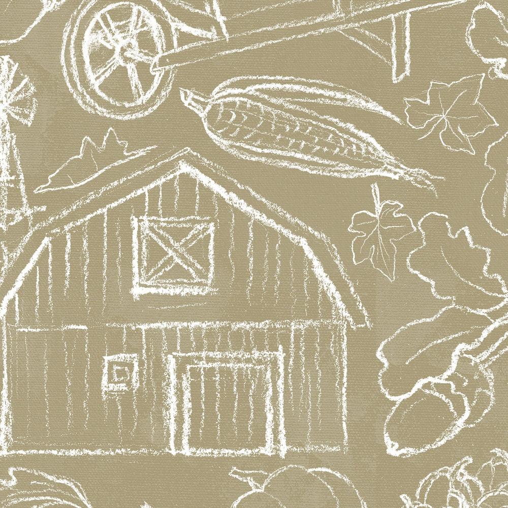 Heartland Harvest Pattern VIIIB-wallpaper-eco-friendly-easy-removal-Silvia Vassileva-3