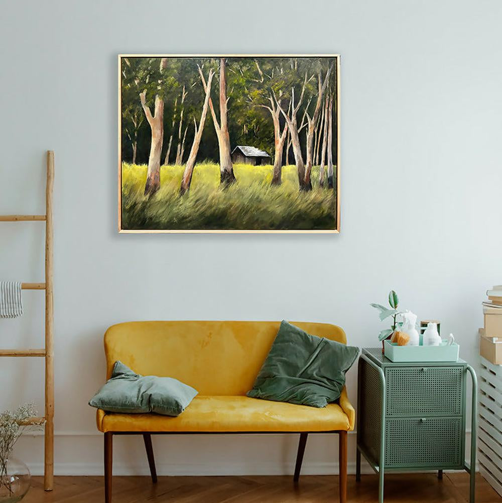 Hidden in the Forest-by-Pamela Gleeson Original Art-original art-Gioia