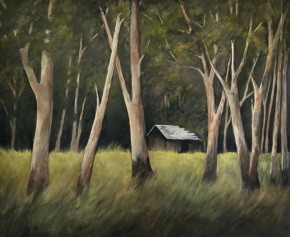 Hidden in the Forest-by-Pamela Gleeson Original Art-original art-Gioia