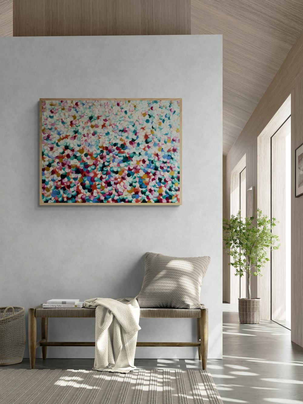 Hidden treasure in bloom , Original Artwork-by-Katherine Spiller-original art-Gioia