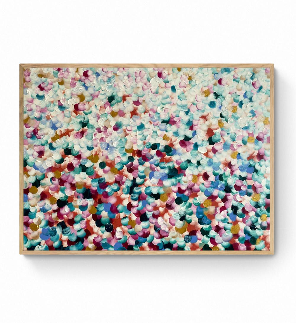 Hidden treasure in bloom , Original Artwork-by-Katherine Spiller-original art-Gioia