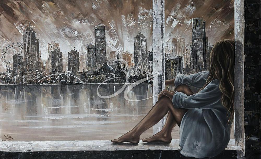 Home is where the Heart is, By Isabella Karolewicz , Original Artwork-by-Isabella Karolewicz-original art-Gioia
