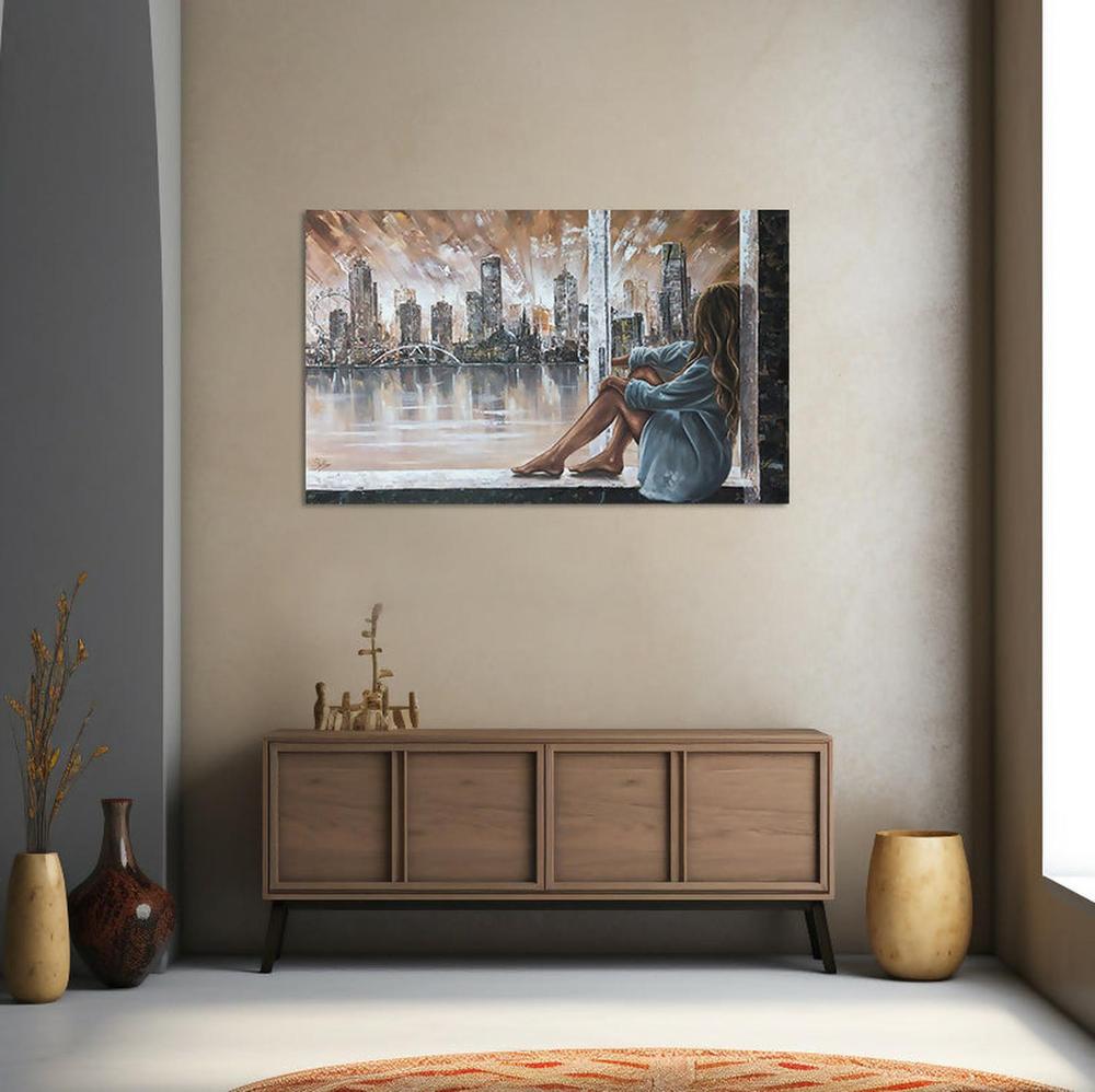 Home is where the Heart is, By Isabella Karolewicz , Original Artwork-by-Isabella Karolewicz-original art-Gioia