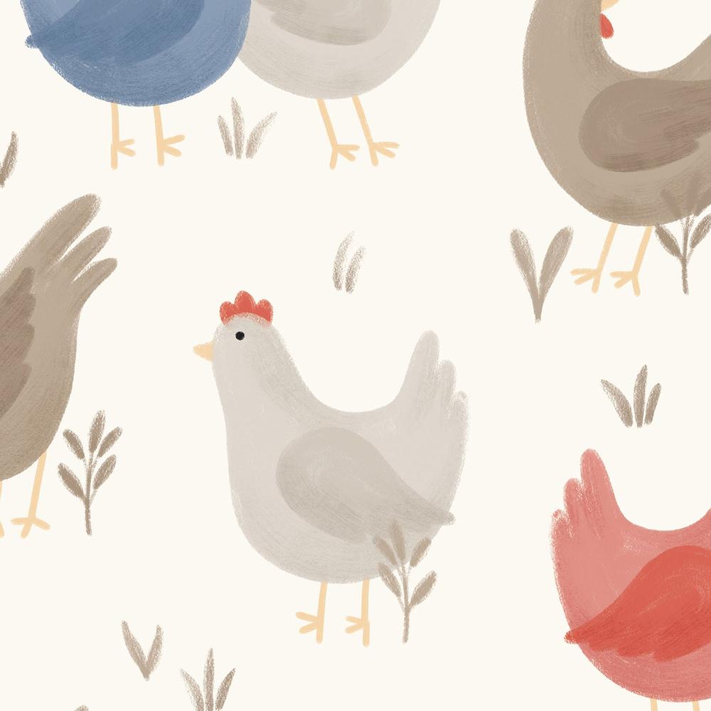 Homespun Americana Pattern IVA-wallpaper-eco-friendly-easy-removal-Laura Marshall-3