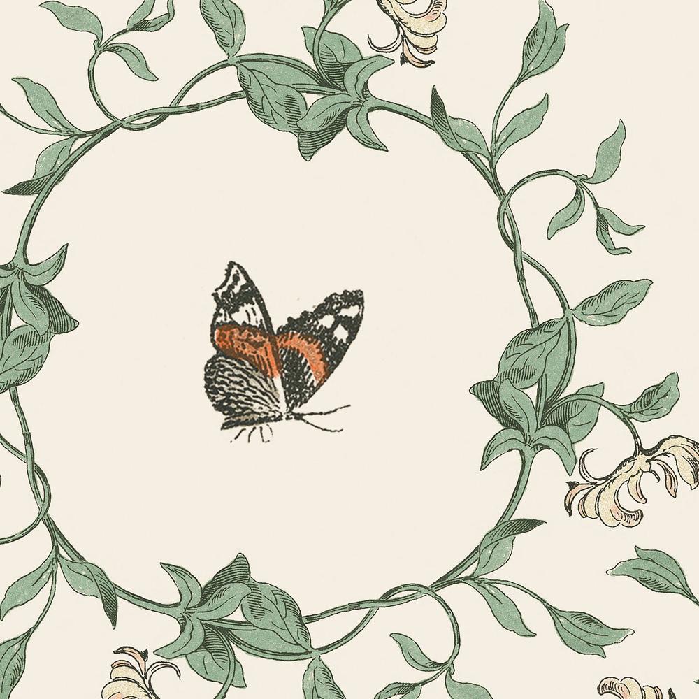 Honeybloom Bird Pattern IV-wallpaper-eco-friendly-easy-removal-Wild Apple Portfolio-3