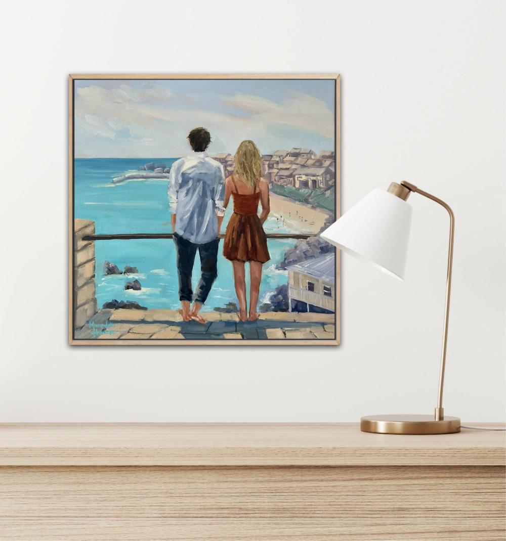 Honeymoon In Spring, Original Hand-Painted Canvas By Meredith Howse-by-Meredith Howse-original art-Gioia