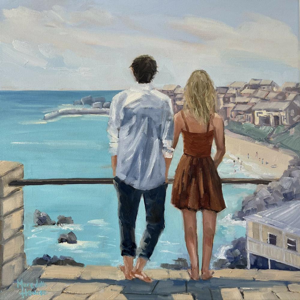 Honeymoon In Spring, Original Hand-Painted Canvas By Meredith Howse-by-Meredith Howse-original art-Gioia
