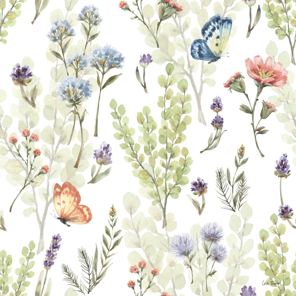 Hop Into Spring Pattern II-wallpaper-eco-friendly-easy-removal-Leslie Trimbach-1