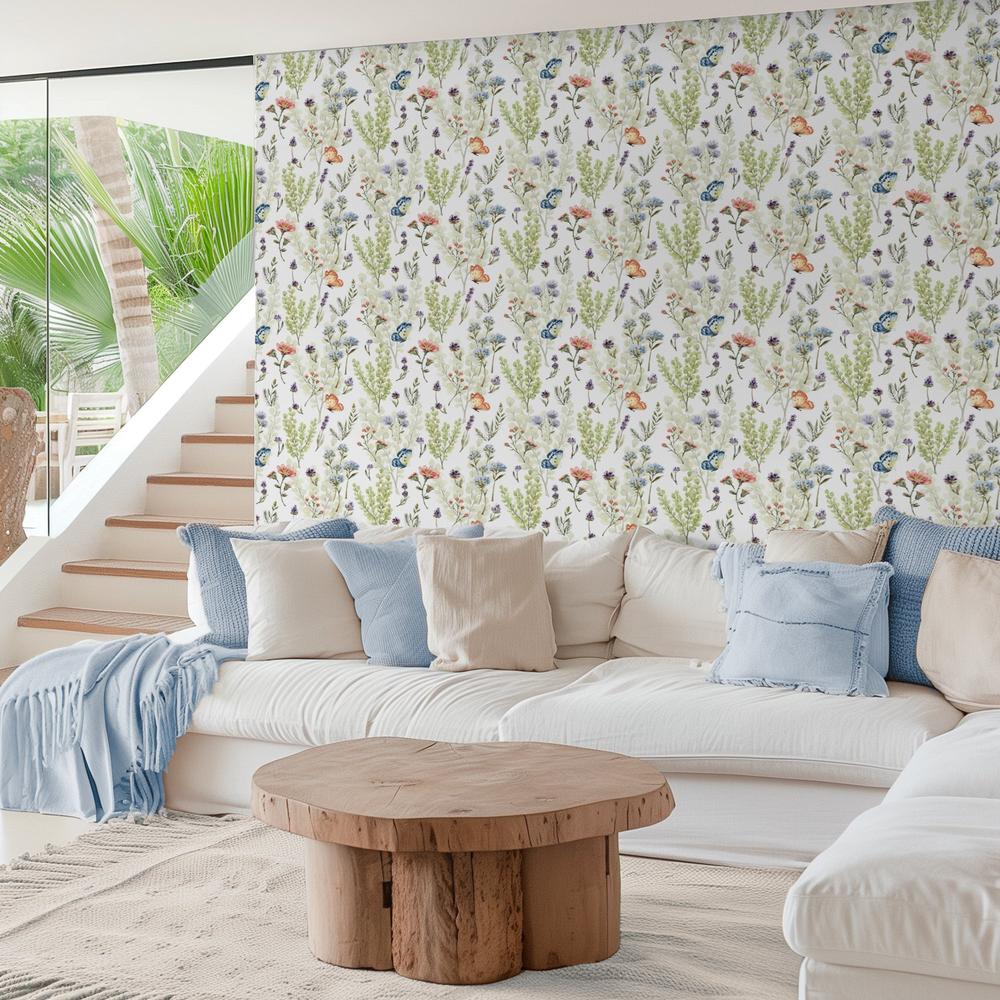 Hop Into Spring Pattern II-wallpaper-eco-friendly-easy-removal-Leslie Trimbach-5