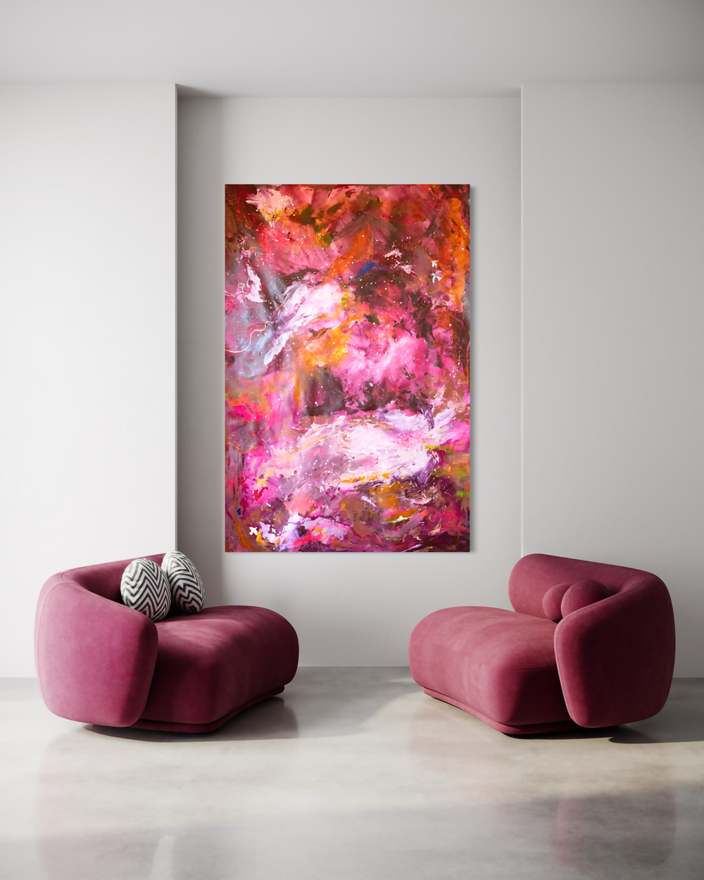 How It Feels When I Don't Know What To Say , Original Artwork-by-Elle Pervez-original art-Gioia