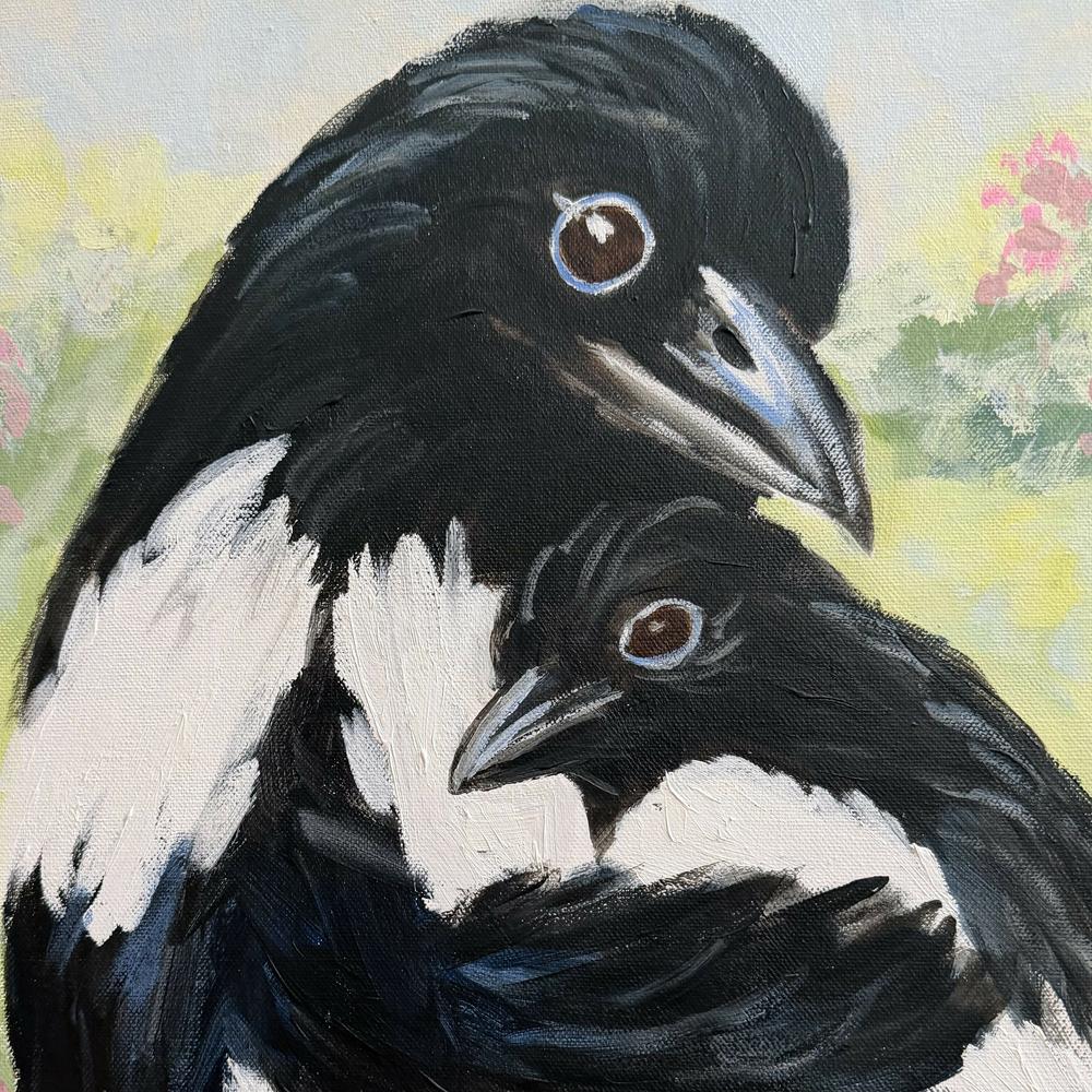 Hugs for Mum , Original Artwork-by-Meredith Howse-original art-Gioia