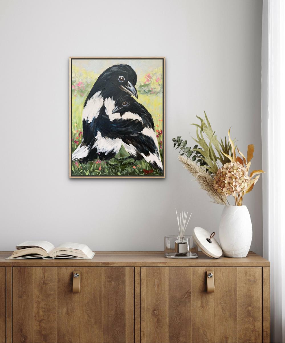Hugs for Mum , Original Artwork-by-Meredith Howse-original art-Gioia