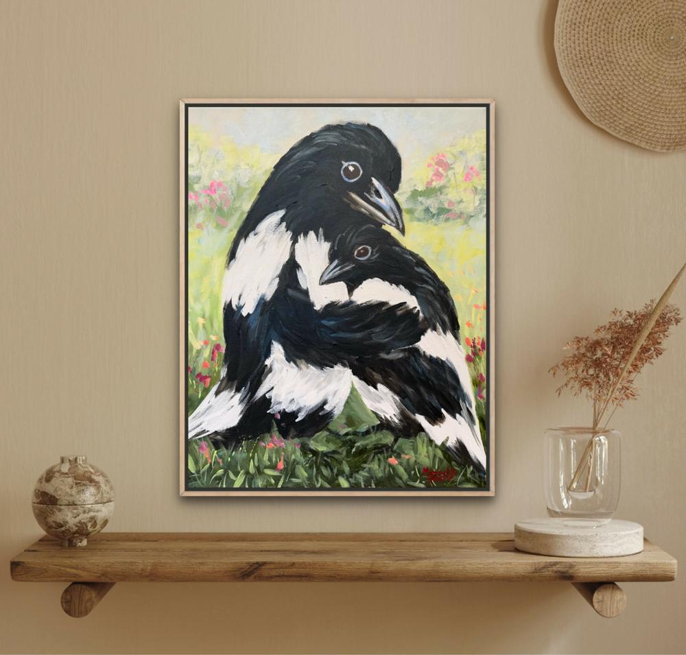 Hugs for Mum , Original Artwork-by-Meredith Howse-original art-Gioia