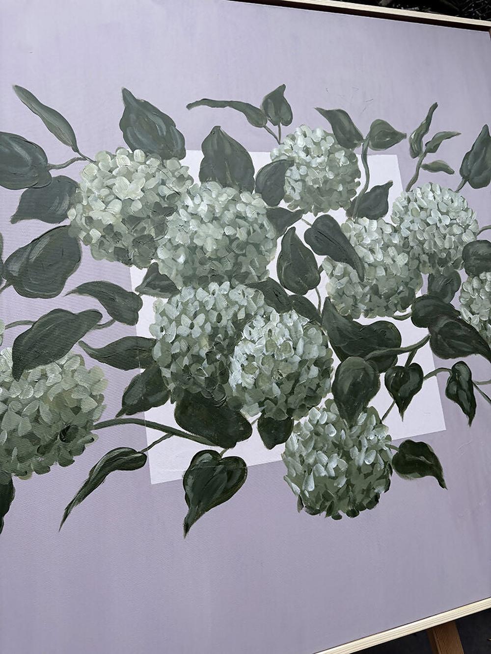 Hydrangea Flow-by-Di Hocking Creative-original art-Gioia
