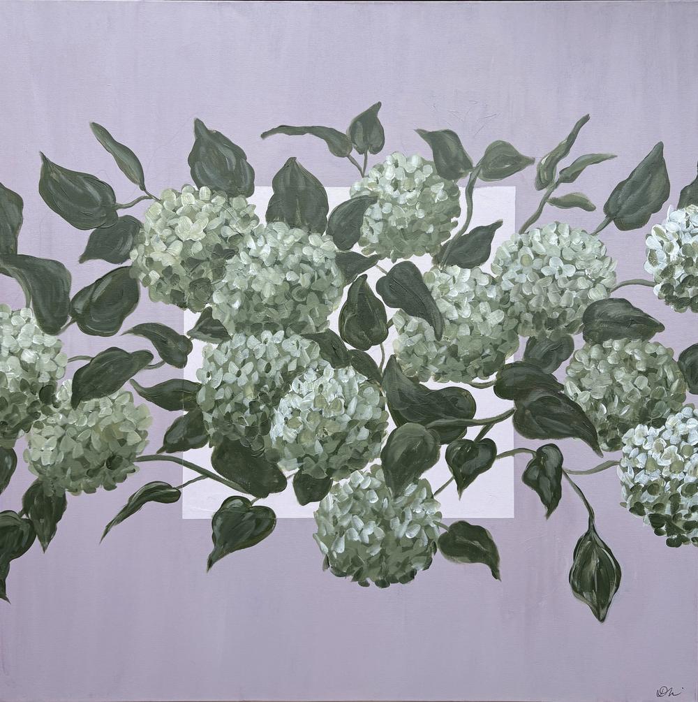 Hydrangea Flow-by-Di Hocking Creative-original art-Gioia