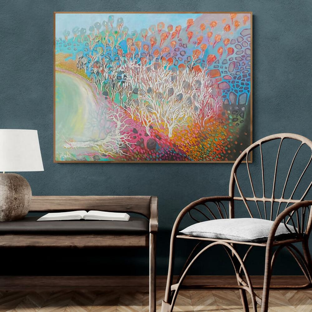 I came so Far for Beauty-by-Astrid Dahl Original Art-original art-Gioia