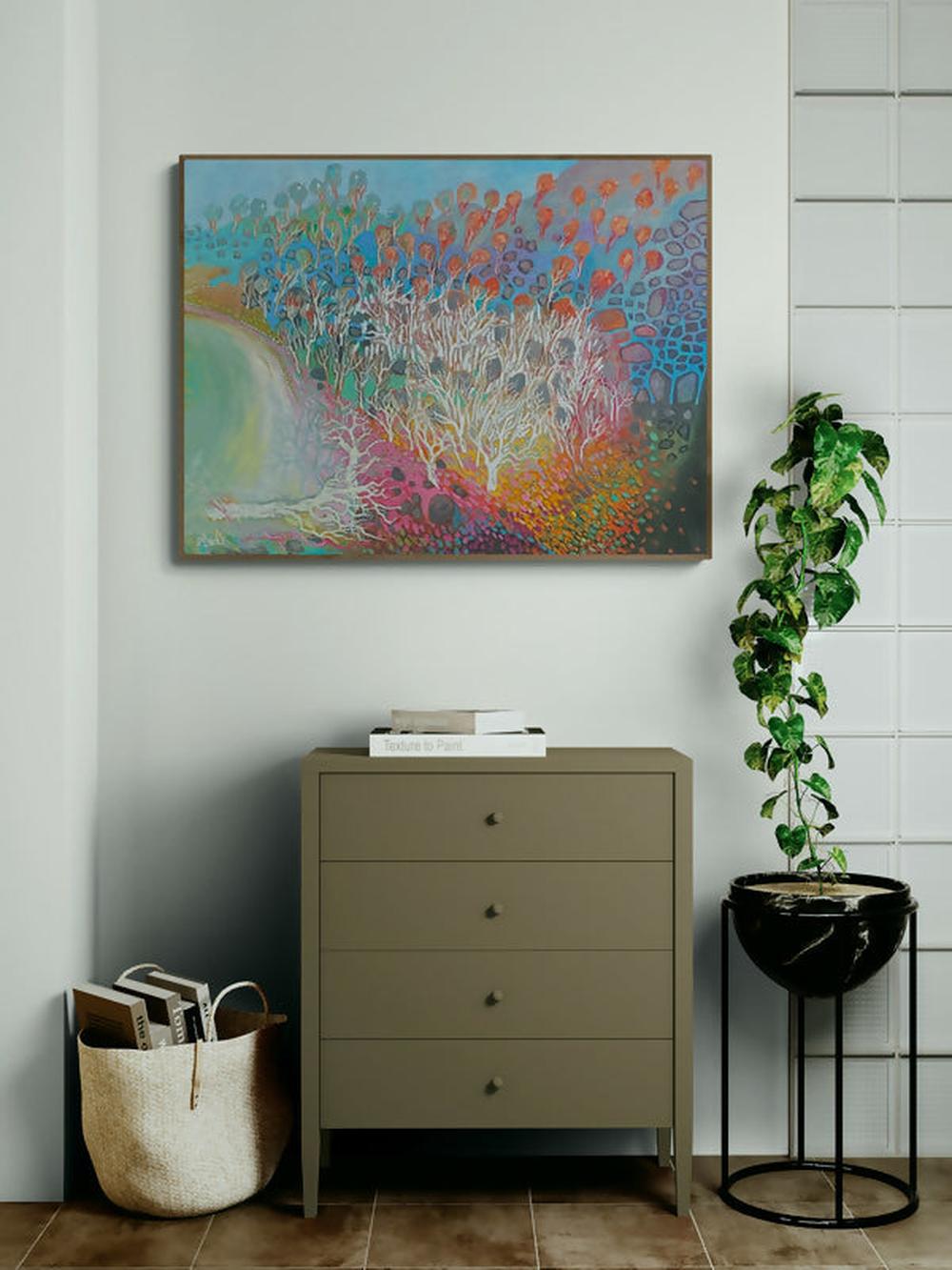 I came so Far for Beauty-by-Astrid Dahl Original Art-original art-Gioia