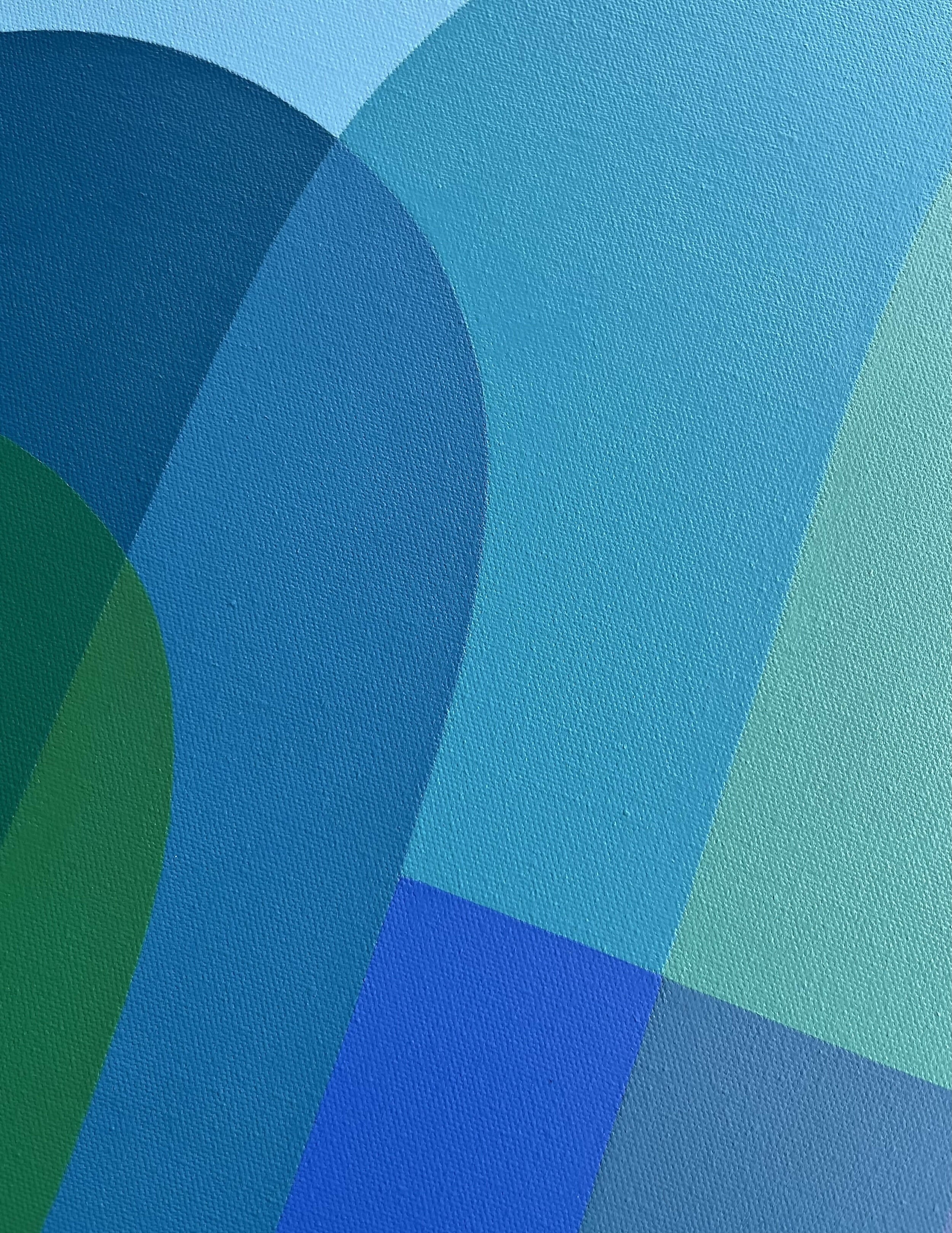 Still Water, Original Hand-Painted Canvas by Charlotte De Pace