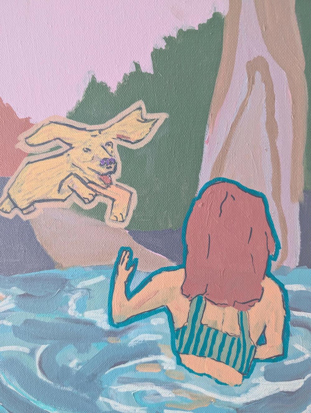 I’ll Always Catch You-by-Sam Myers-original art-Gioia