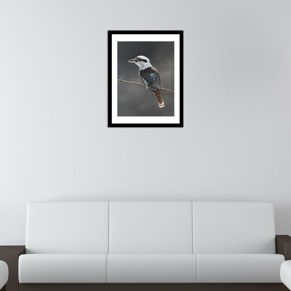 Illuminated - Laughing Kookaburra-by-Dario Zanesco Original Art-original art-Gioia