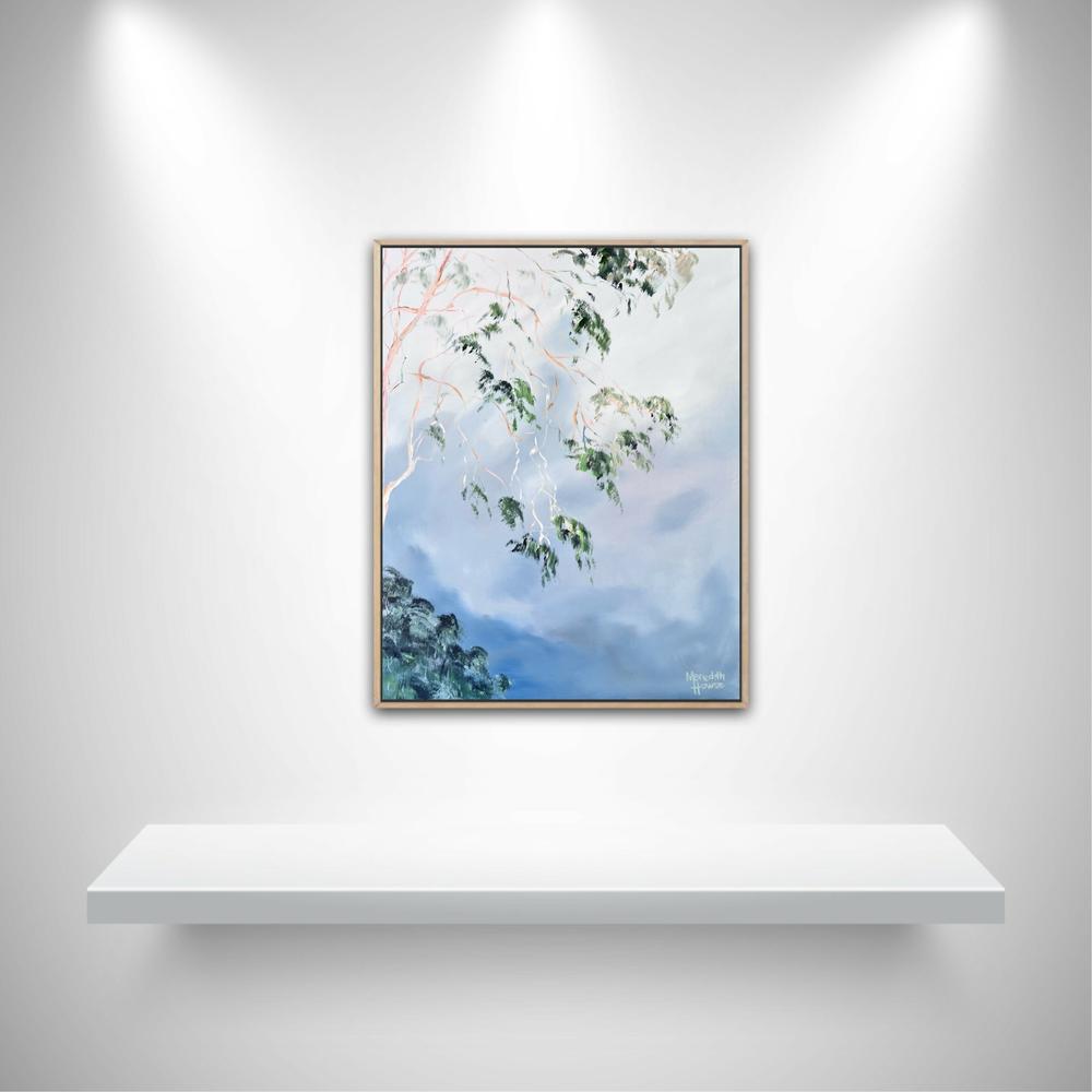 Illumination Gum Tree Sky , Original Artwork-by-Meredith Howse-original art-Gioia