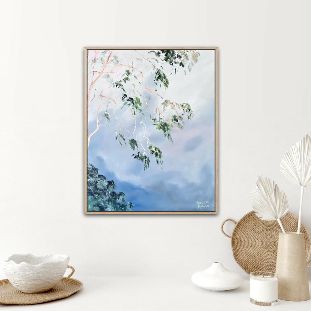 Illumination Gum Tree Sky , Original Artwork-by-Meredith Howse-original art-Gioia