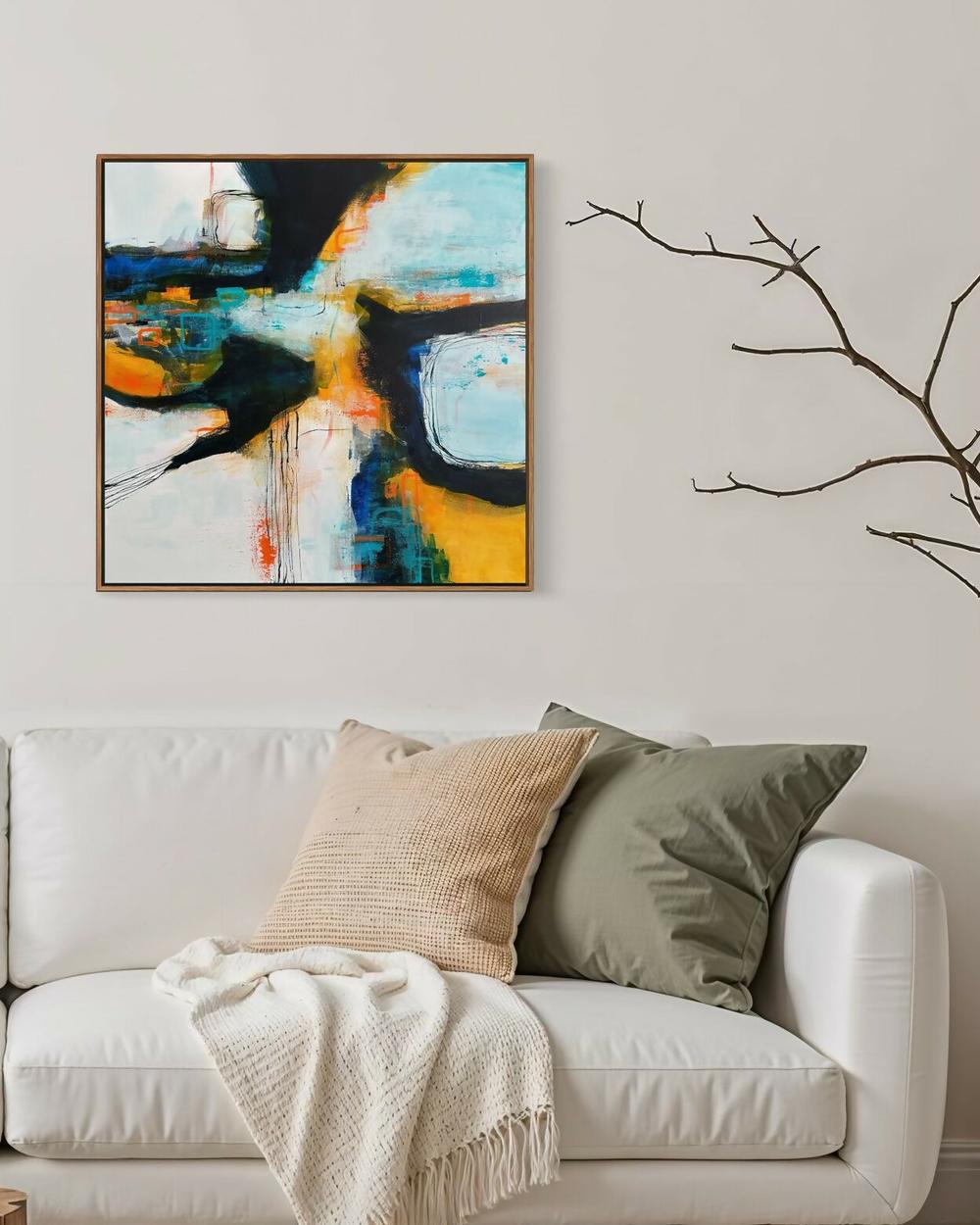 In Search Of Something-by-Sibylle Zinnocker-original art-Gioia