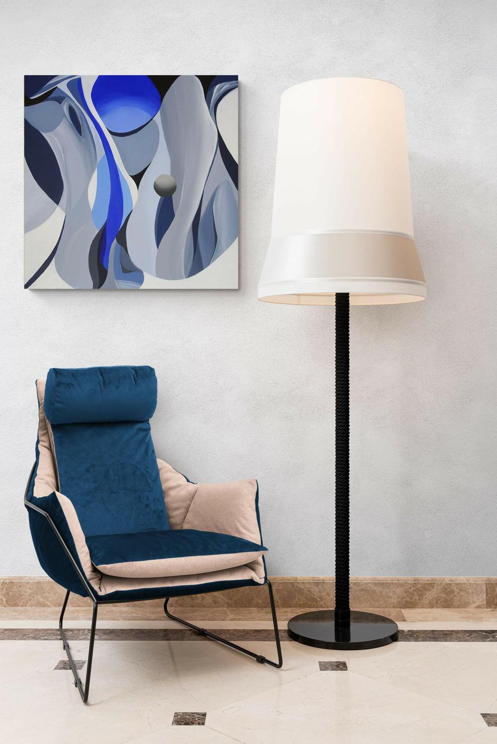 Influx, Original Hand-Painted Canvas-by-Lammar Fine Art-original art-Gioia