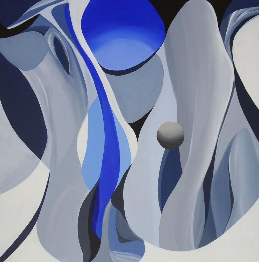 Influx, Original Hand-Painted Canvas-by-Lammar Fine Art-original art-Gioia