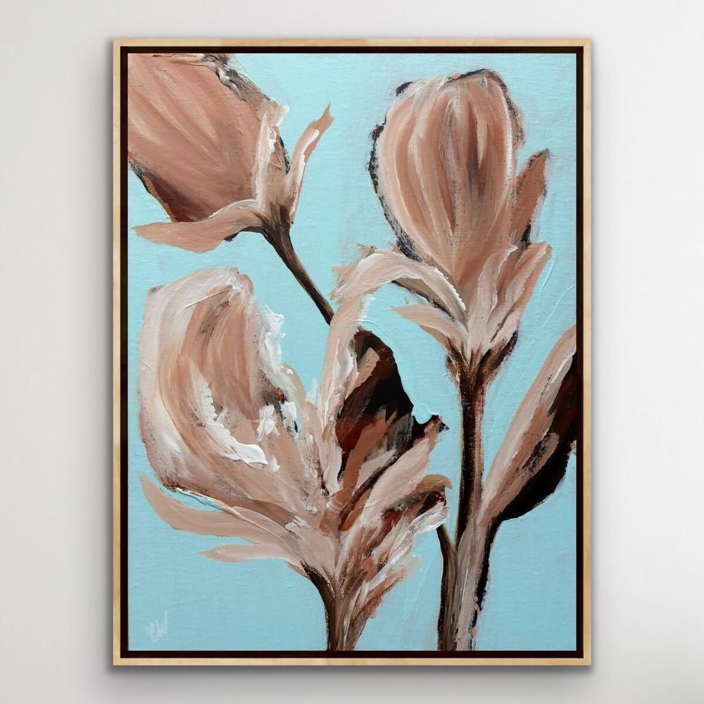 Into Blue-by-Carrie Welsh-original art-Gioia