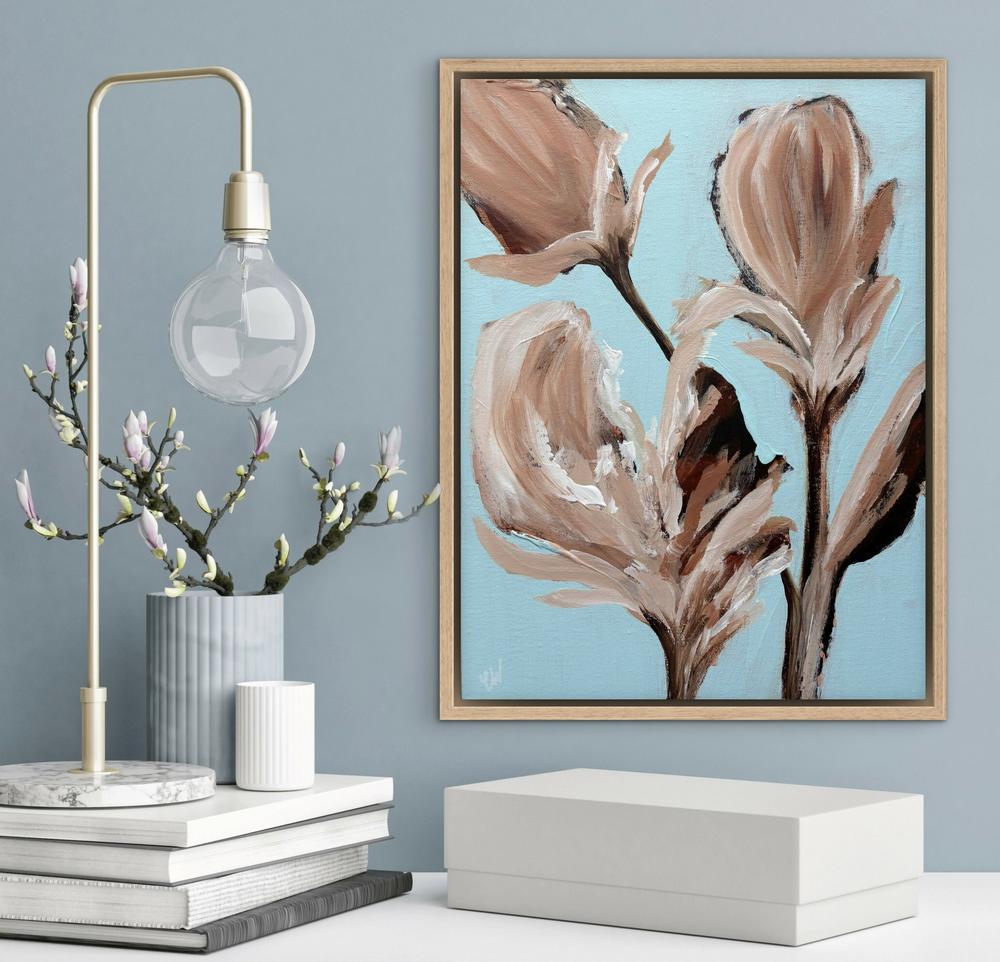 Into Blue-by-Carrie Welsh-original art-Gioia