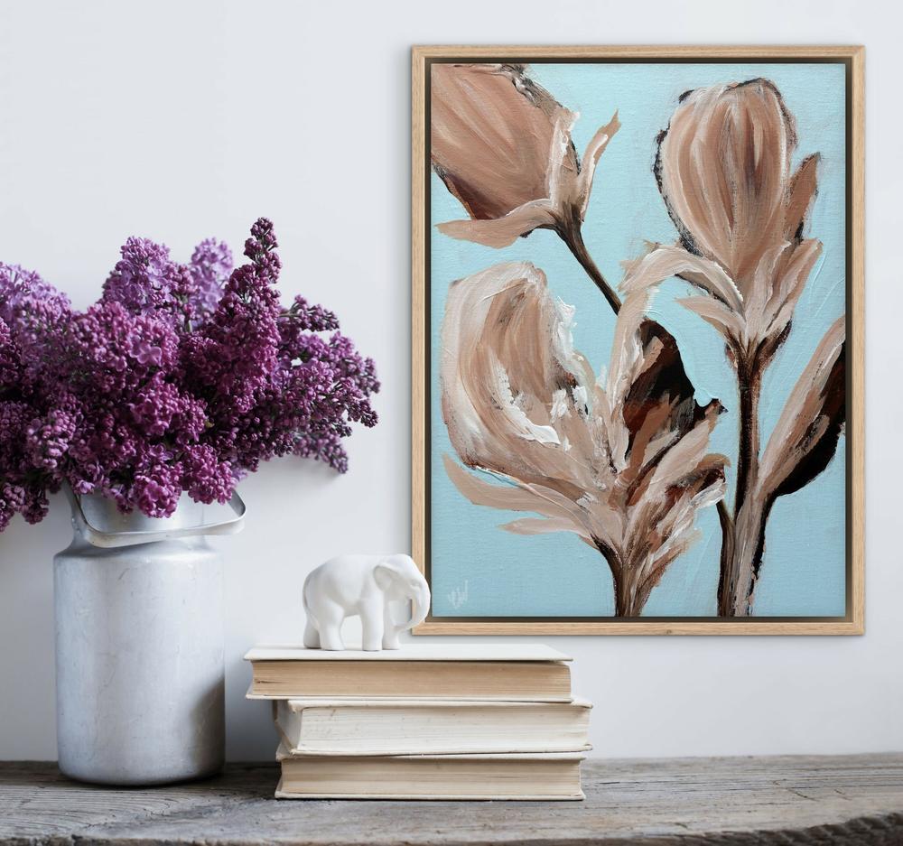 Into Blue-by-Carrie Welsh-original art-Gioia