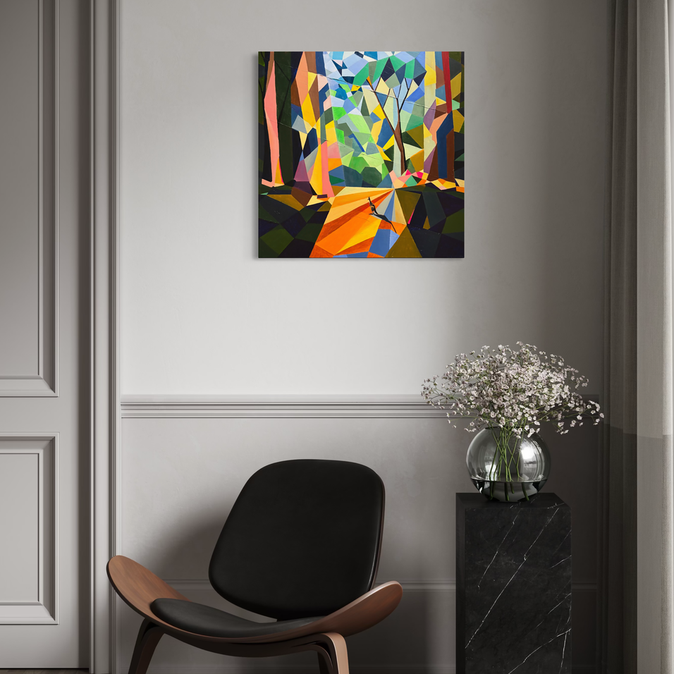 Into the Gum Trees-by-Vasily Kulchenko Original Art-original art-Gioia