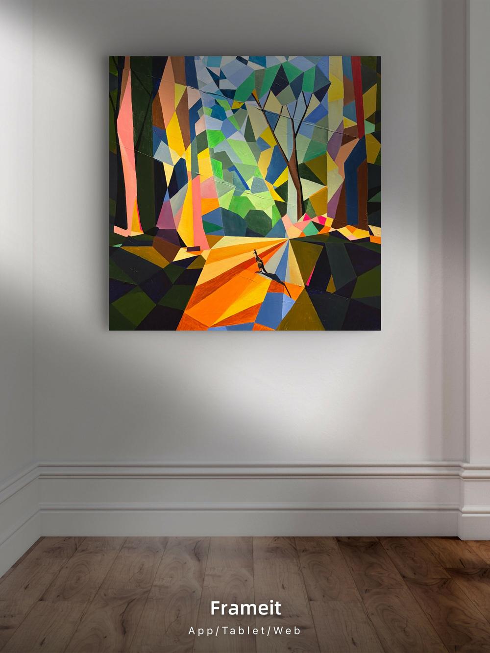 Into the Gum Trees-by-Vasily Kulchenko Original Art-original art-Gioia