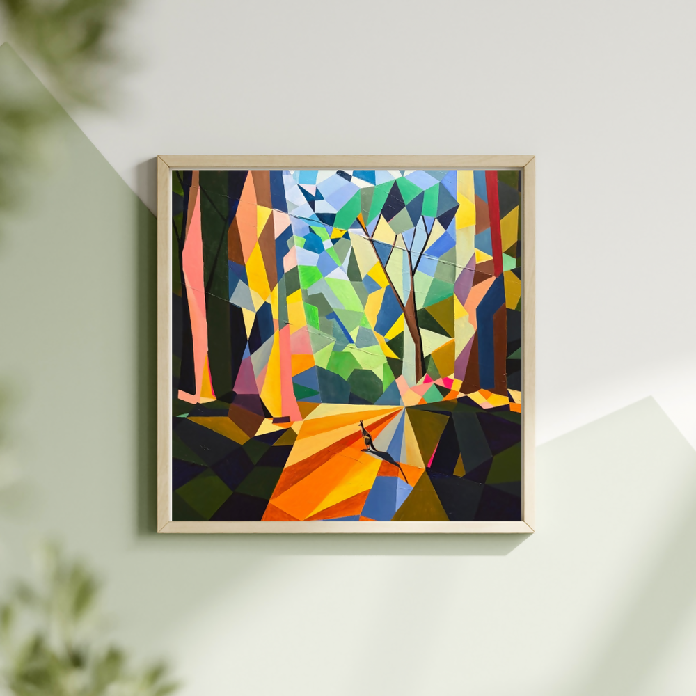 Into the Gum Trees-by-Vasily Kulchenko Original Art-original art-Gioia
