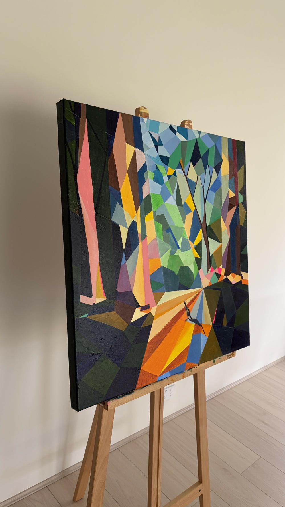 Into the Gum Trees-by-Vasily Kulchenko Original Art-original art-Gioia