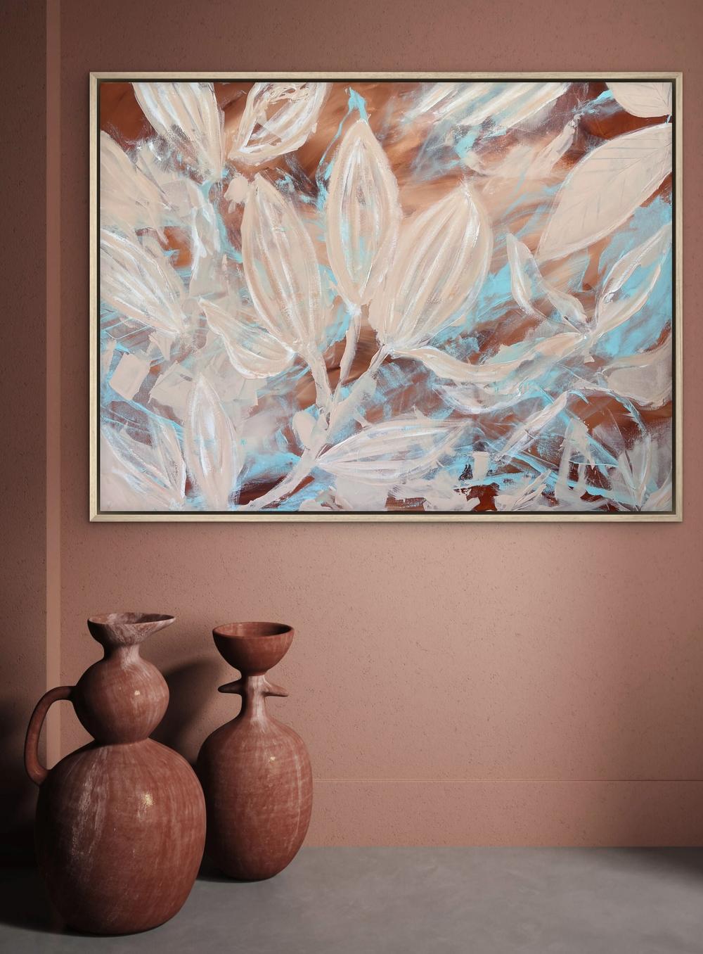 Island Botanica-by-Carrie Welsh Original Art-original art-Gioia
