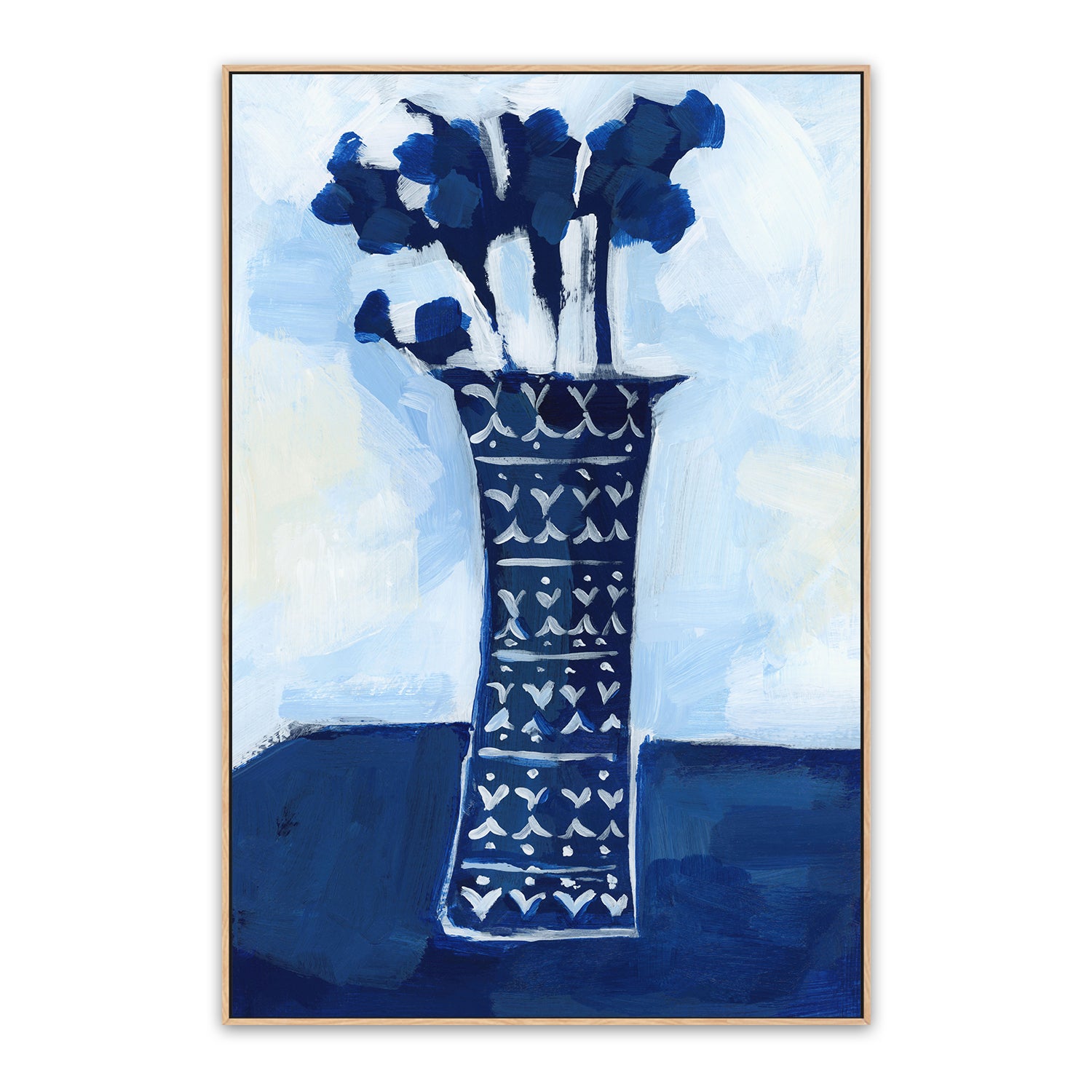 Blue & White Florals , Style B