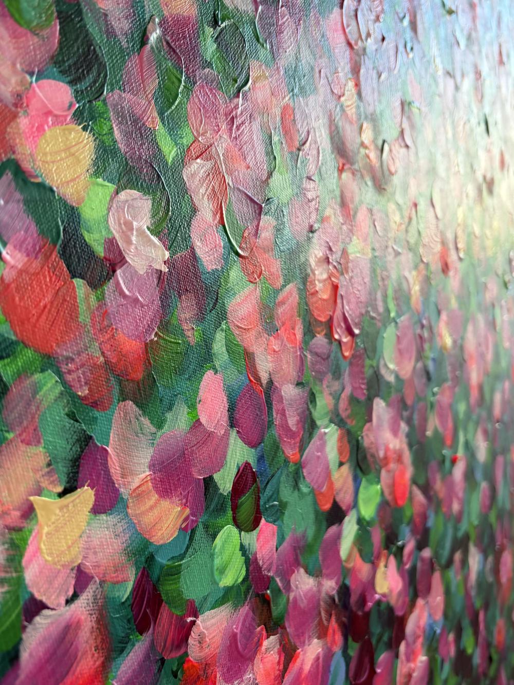 Jewel Garden, Original Hand-Painted Canvas By Katherine Spiller-by-Katherine Spiller-original art-Gioia